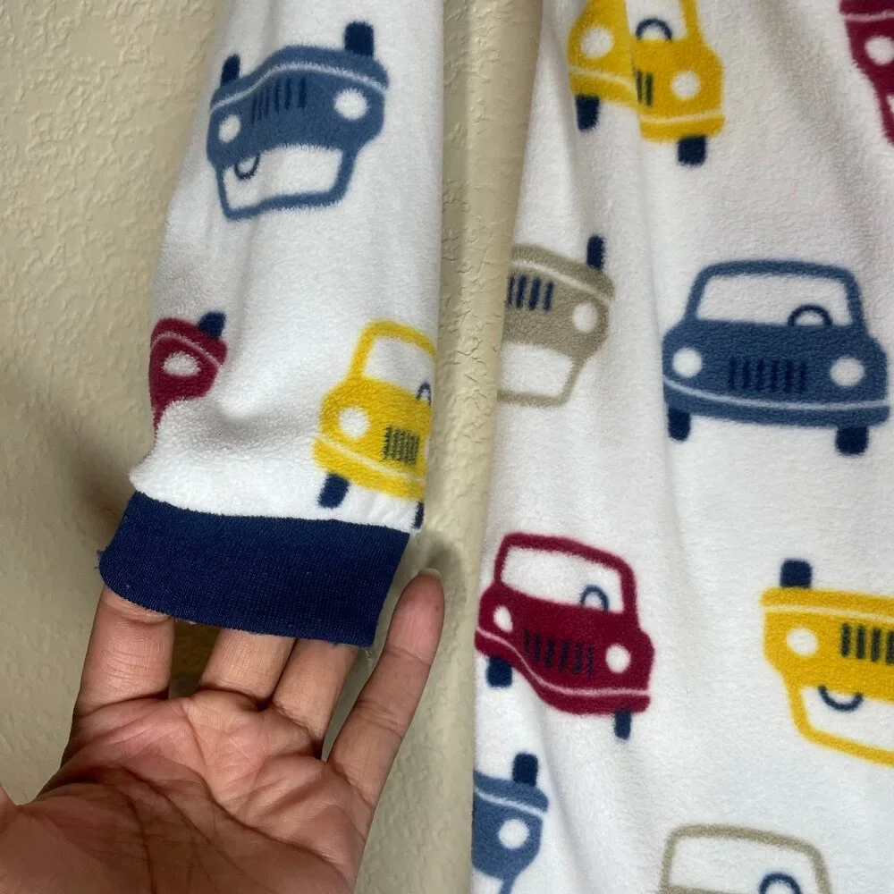 Carter’s 5T Fleece Footed Pajamas Cars Print Sleeper